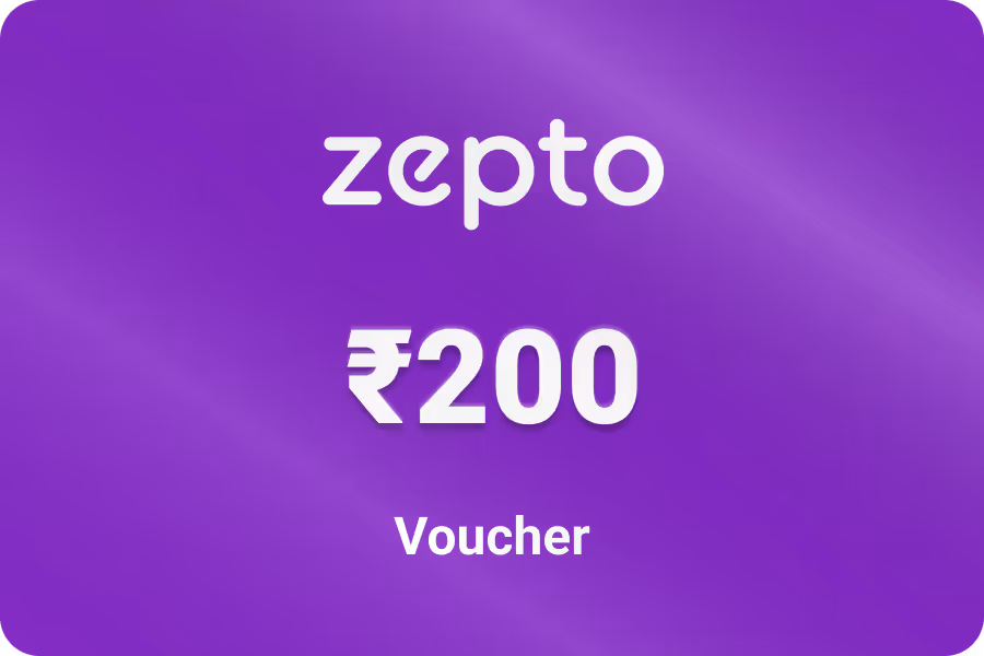 Zepto Shopping Voucher — Up to 30% off, from ₹140
